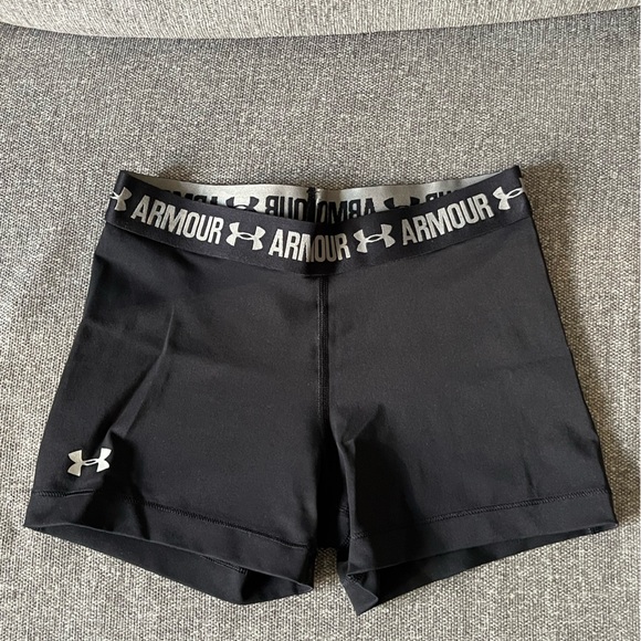 Under Armour Pants - Under Armour Black Athletic Shorts with Distinctive Waistband